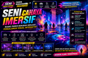 Seni Cahaya Imersif Semakin Populer, Ruang Pamer Berubah Menjadi Pengalaman Visual Interaktif