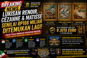 Lukisan Renoir, Cézanne dan Matisse Senilai Rp166 Miliar Ditemukan Lagi, Polisi Italia Bongkar Pencurian Museum