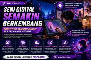 Seni Digital Semakin Berkembang, Kreativitas Seniman Masuki Era Teknologi Modern
