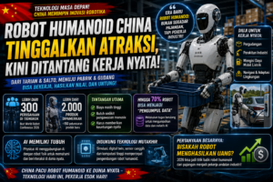 Robot Humanoid China Mulai Tinggalkan Atraksi, Kini Ditantang Kerja Nyata di Pabrik dan Gudang