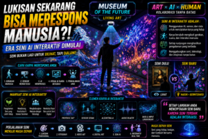Seni AI Masuk Galeri, Karya Kini Bisa Berubah Saat Pengunjung Mendekat