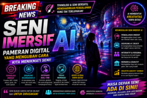 Seni Imersif Berbasis AI Kian Berkembang, Pameran Digital Tarik Minat Pengunjung Global