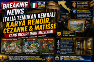 Italia Temukan Kembali Karya Renoir, Cézanne dan Matisse yang Dicuri dari Museum