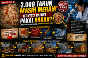 Lukisan Batu 2.000 Tahun Tetap Merah, Rahasianya Ternyata Darah Manusia