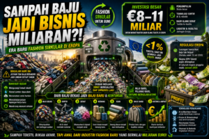 Sampah Baju Jadi Ladang Bisnis Baru, Eropa Butuh Investasi hingga €11 Miliar