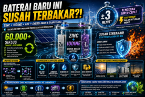 Baterai Baru Tembus 60.000 Siklus, Bisa Diisi dalam Hitungan Menit
