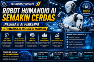 Robot Humanoid Generasi Baru Makin Cerdas, Integrasi AI Percepat Otomatisasi Industri