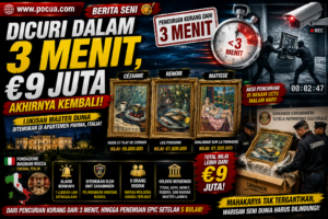 Dicuri dalam 3 Menit, Lukisan Cézanne, Renoir dan Matisse Senilai €9 Juta Akhirnya Ditemukan