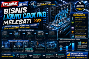 Bisnis Pendingin Data Center Melesat, Ledakan AI Dorong Teknologi Liquid Cooling