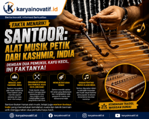 Santoor, Alat Musik Tradisional dari Kashmir yang Dimainkan dengan Dua Pemukul Kayu Kecil