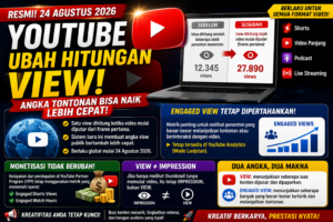 Perubahan Hitungan View YouTube Mulai Berlaku