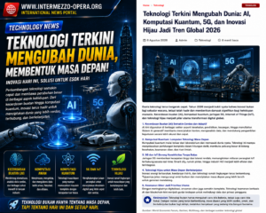 Teknologi Terkini Mengubah Dunia, Inovasi Digital Percepat Transformasi Global