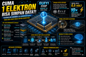 Chip Memori Baru Bisa Simpan Data dengan Satu Elektron Saja
