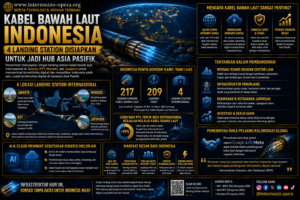 Kabel Bawah Laut Indonesia, 4 Landing Station Disiapkan untuk Jadi Hub Asia Pasifik