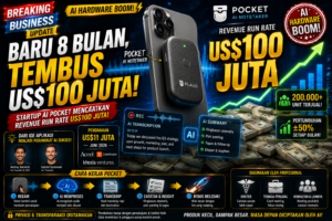 Baru 8 Bulan Meluncur, Startup Perekam AI Pocket Tembus Revenue Run Rate US$100 Juta
