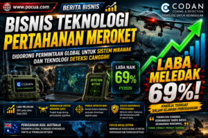 Bisnis Teknologi Pertahanan Meledak, Laba Codan Melonjak 69% Sepanjang 2026