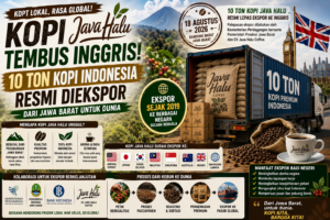 Kopi Java Halu Tembus Inggris, 10 Ton Resmi Diekspor